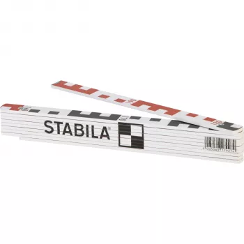 STABILA Type 1407 GEO 2 m Koka Saliekamais Mērlente