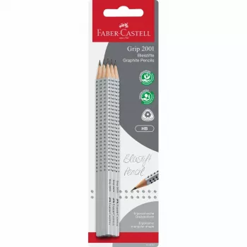 FABER-CASTELL GRIP 2001 Graphite Pencil HB (Pack of 6)