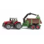 SIKU Blister Massey Ferguson ar mežsaimniecības piekabi