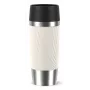 EMSA TRAVEL MUG Classic Twist (Krēms/Nerūsējošais tērauds, 0,36 litri)