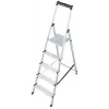 Krause SOLIDY 1x5 126238 Vienpusējas kāpnes, 5 pakāpieni, alumīnijs, 150 kg slodzes ietilpība