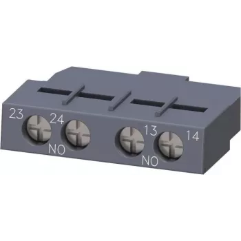 Siemens SIRIUS 3RV2 Papildu kontaktu bloks 3RV2901-1F, 1NO+1NC, skrūvju spaile, šķērsvirziena montāža