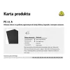 3M Klingspor PS 11 A Slīpēšanas papīrs slapjai un sausai slīpēšanai P1500, 50 loksnes