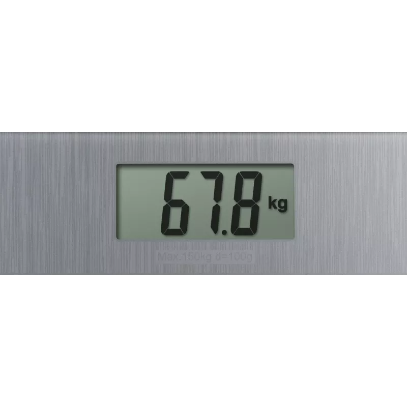 Medisana PS 400 digitālie personīgie svari, 150 kg ietilpība, Step-on tehnoloģija, caurspīdīgs/sudrabs