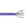 DIGITUS Cat.6 U/UTP B2ca instalācijas kabelis, AWG23/1, LSOH, 500m, violets, ruļļos