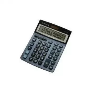 Olympia LCD 6112 galda kalkulators - 12 cipari - 1 rinda - Melns/Sudrabs
