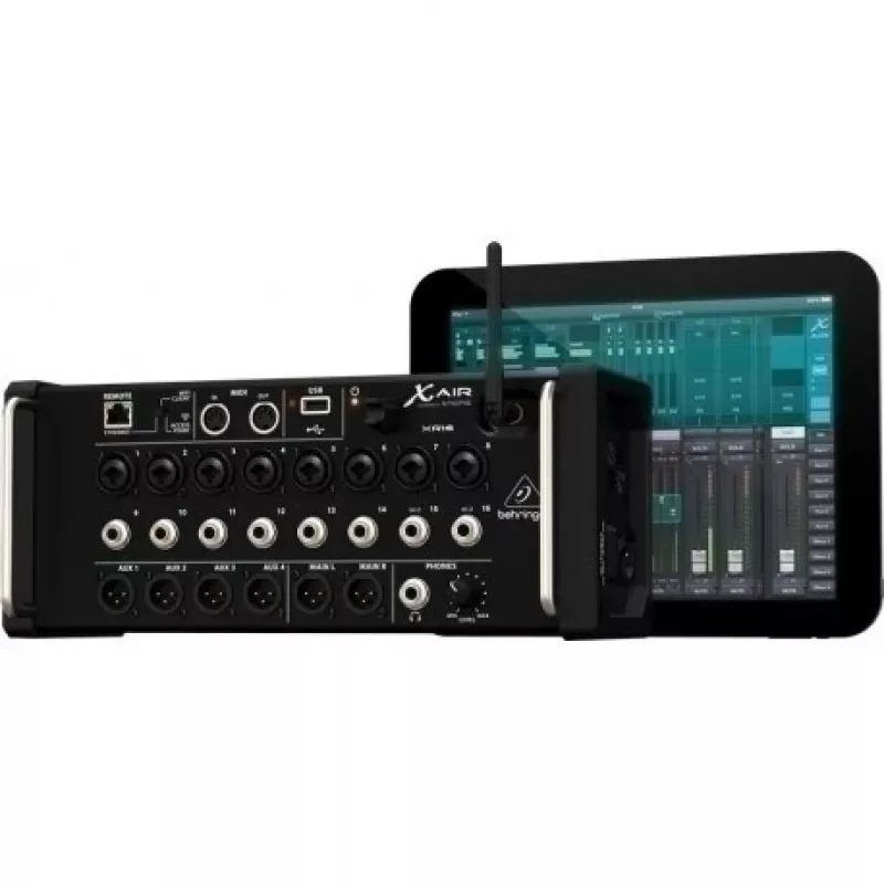 Behringer XR16 16 kanālu digitālais mikseris ar Wi-Fi vadību