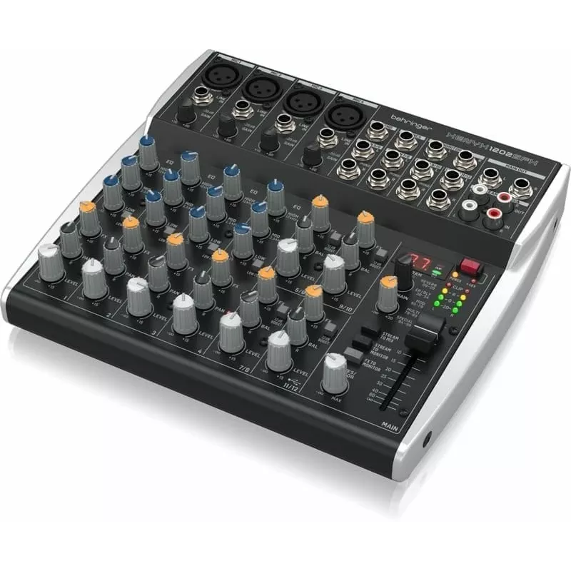 Behringer XENYX 1202SFX Analogais mikseris ar 12 ieejām un KLARK TEKNIK FX