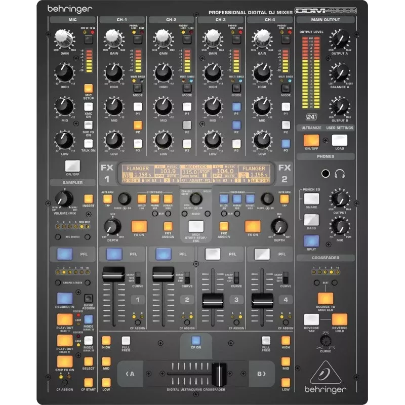 Behringer DDM4000 Digitalais DJ Mikseris 5 Kanāli