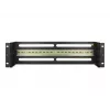DELOCK 19 inch Circuit Breaker Distribution Panel ar vāku un DIN sliedi, ieskaitot 2x kabeļu atslogošanas sliedes, 3U, tērauds melns