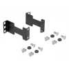 Delock Server Rack dziļuma pagarinājuma adaptera montāžas komplekts montāžas dziļuma pagarināšanai līdz 10 cm 1U Melns