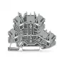 WAGO 2002-2201 TOPJOB S 2-vadu caurplūdes spaiļu bloks, 2,5 mm², 500 V, pelēks