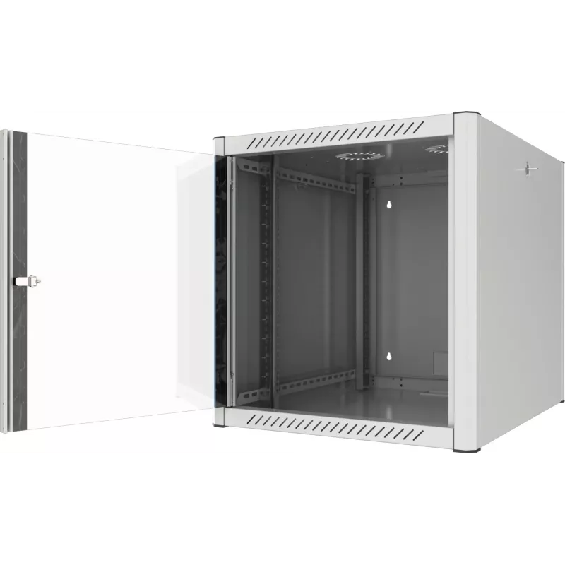EFB Elektronik 19 inch sienas skapis 12U dziļums 800 mm salikts RAL7035