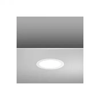 RZB LED Toledo Flat 18W/840 4000K Neitrāli balta virsmas montāžas griestu/sienas lampa IP44 balta