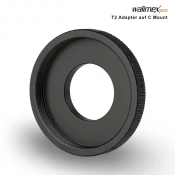 Walimex Pro T2 objektīva uz C-Mount adapteris