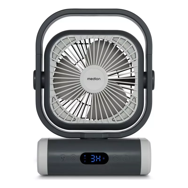 MEDION LIFE Camping Fan E10 TF (MD 12065) Grey/White