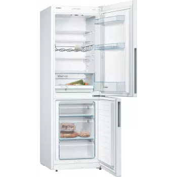 Bosch KGV33VWEA Brīvi stāvošs ledusskapis ar saldētavu, 288 L, Balts, Energoklase E
