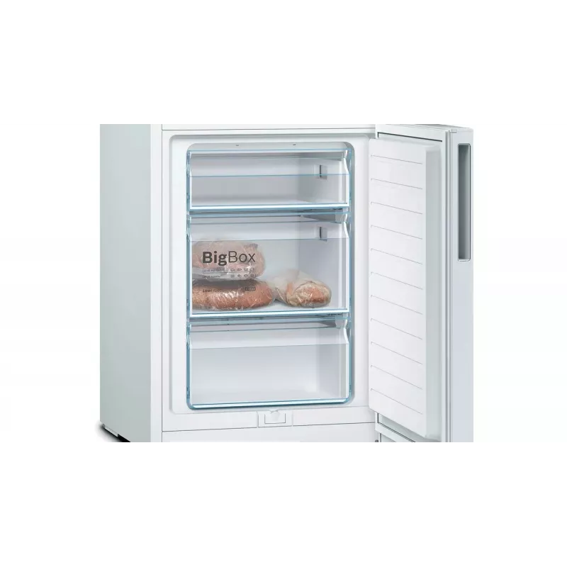 Bosch KGV33VWEA Brīvi stāvošs ledusskapis ar saldētavu, 288 L, Balts, Energoklase E