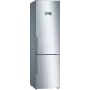 Bosch KGN397LEQ Brīvi stāvošs ledusskapis ar saldētavu ar NoFrost, VitaFresh, 363L, Inox-look, Energoefektivitātes klase E