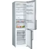 Bosch KGN397LEQ Brīvi stāvošs ledusskapis ar saldētavu ar NoFrost, VitaFresh, 363L, Inox-look, Energoefektivitātes klase E