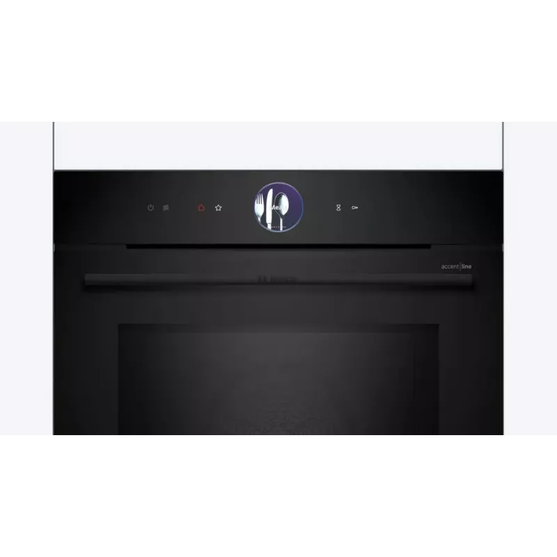 Bosch HMG976KB1 Series 8 Iebūvējamā mikroviļņu krāsns ar tvaika palīdzību, 71L, Melna