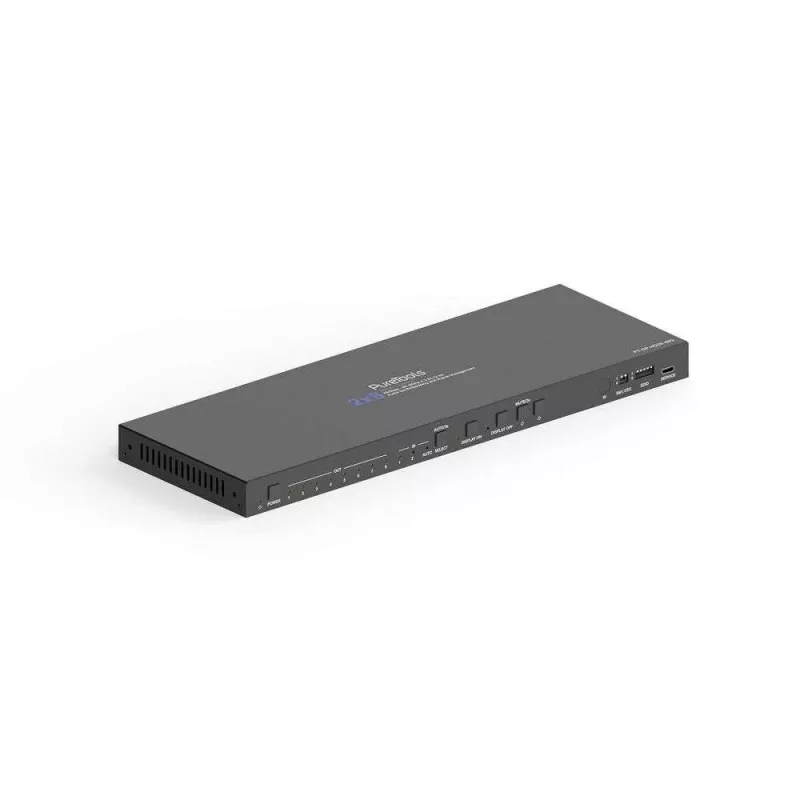 PureLink 2x8 HDMI 2.1 Sadalītājs - 48Gbps ar Skaleri un Audio Atdalīšanu