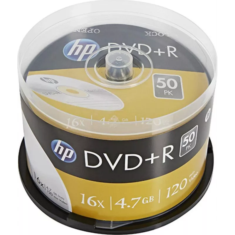Verbatim HP DVD+R Spindle 50-Pack 4.7GB 16x AZO Dye