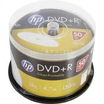 Verbatim DVD+R HP Inkjet-Printable Spindle (50 diski) 16x 4.7GB AZO