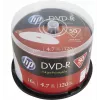 Verbatim HP Inkjet-Printable DVD-R Spindle (50 Diski) - 16x, 4,7 GB, AZO krāsviela, balta drukājama virsma