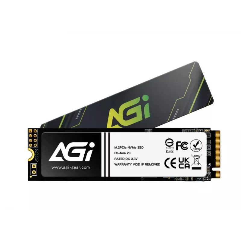 AGI TECHNOLOGY 1TB M.2 NVMe PCIe 4.0 SSD - 4700MB/s Read, 2800MB/s Write, 600TBW