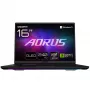 GIGABYTE AORUS MASTER 16 6YJM5DEE65SP klēpjdators, 16 collu WQXGA OLED 240Hz, AMD Ryzen 9 9955HX3D, 32GB DDR5, 2TB SSD, GeForce RTX 5080 16GB, Windows 11 Pro, vācu tastatūra