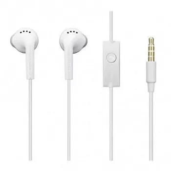 Samsung EHS61ASFWE Universāls Oriģināls Stereo 3.5mm Austiņas ar Kabeli 1.2m Mikrofons Balts (OEM)