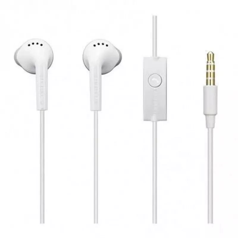 Samsung EHS61ASFWE Universāls Oriģināls Stereo 3.5mm Austiņas ar Kabeli 1.2m Mikrofons Balts (OEM)