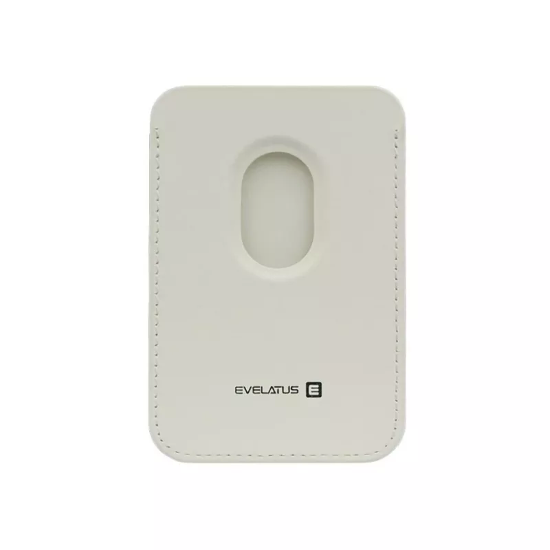Evelatus Universal PU Leather Wallet with MagSafe White