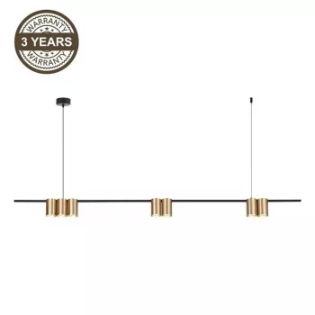PIEKARAMĀ LAMPA PORI 7XGU10 ML0372 GOLD