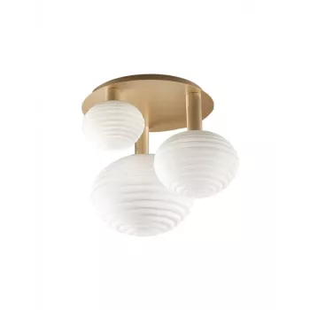 Opalla griestu lampa 3x30W E27 65cm balta