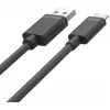 UNITEK USB 3.1 Type-A to Type-C kabelis 0,5m Melns