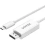 UNITEK USB-C 3.1 to DisplayPort Cable 1.8m - 4K@60Hz - Black