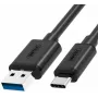 UNITEK USB 3.1 Type-A to Type-C kabelis 3m Melns