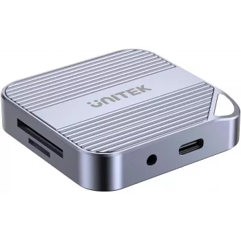 UNITEK MagSafe Card Reader USB-C 3.2 Gen 1 SD/Micro SD Space Gray S1244CGY01