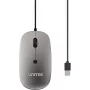 UNITEK SlimTrack 1600DPI Wired Optical Mouse, Black