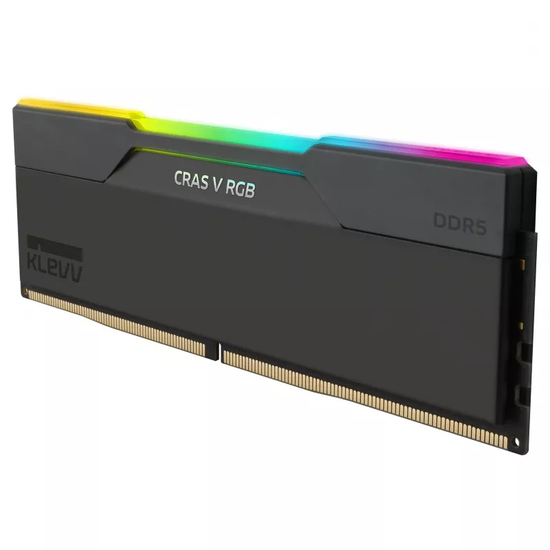 32GB KLEVV CRAS V RGB DDR5-6400 CL30 Dual Channel Kit (2x16GB) Black
