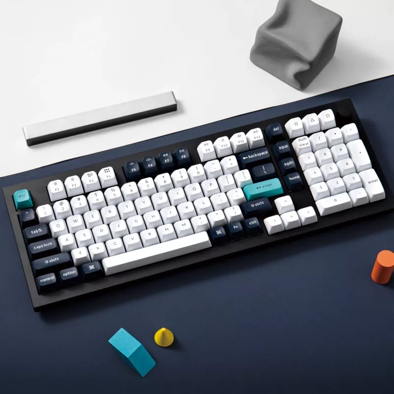 Keychron Q5M-M1 96% mehāniskā tastatūra, Gateron G Pro Red slēdži, RGB Hot-Swap, Bluetooth 5.1 un USB-C, alumīnija korpuss