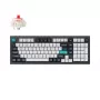 Keychron Q5M-M1 96% mehāniskā tastatūra, Gateron G Pro Red slēdži, RGB Hot-Swap, Bluetooth 5.1 un USB-C, alumīnija korpuss