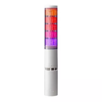 PATLITE LA6-5DTNWB-POE Signāltornis ar LED, 5 līmeņi, PoE, Programmējams