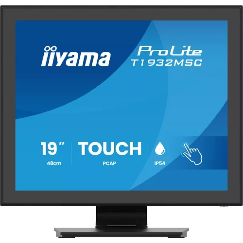 IIYAMA T1932MSC-B2S 19 inch IPS LED Touch Monitor - Melns