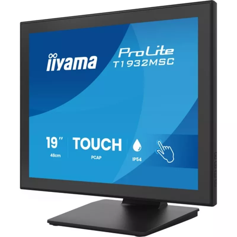 IIYAMA T1932MSC-B2S 19 inch IPS LED Touch Monitor - Melns