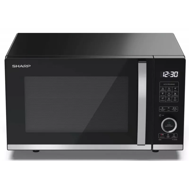 Sharp YC-QG204AE-B Kombinētā mikroviļņu krāsns ar grilu, 20L, 800W, Melna