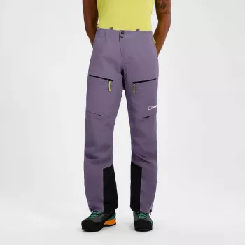 Berghaus Extrem Vanguard GTX Pant Sieviešu Hardshell Kalnu Bikses - Planet Purple, Izmērs L
