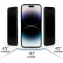 iLike Samsung Galaxy S23 Ultra rūdīta stikla privātuma ekrāna aizsargs melns